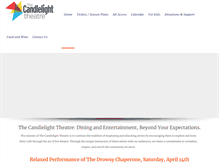 Tablet Screenshot of candlelighttheatredelaware.com